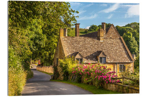 Tableau en plexi-alu Maison de campagne dans les Cotswolds, Angleterre