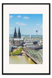 Gerahmter Kunstdruck Kölner Dom (Domkirche St. Petrus)