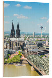 Wood print  Cologne Cathedral (Cathedral of St. Peter) - rclassen