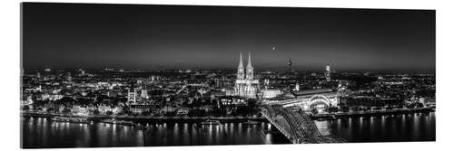 Stampa su vetro acrilico Cologne skyline panorama