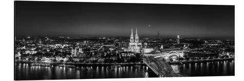 Alubild Köln Skyline Panorama