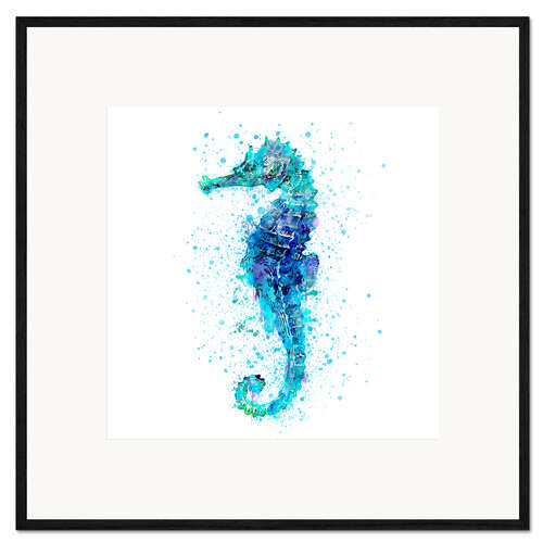 Framed art print Seepferdchen