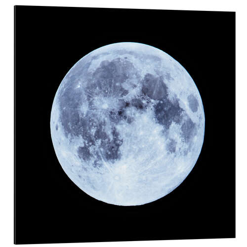 Cuadro de aluminio Blue Full Moon