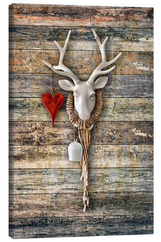 Canvas print Deer Heart