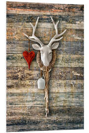 Obraz na PCV Deer Heart