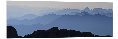 Foam board print Säntis Panorama