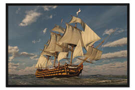 Gerahmter Kunstdruck the British proud Victory