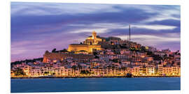 Quadro em PVC The castle of Ibiza