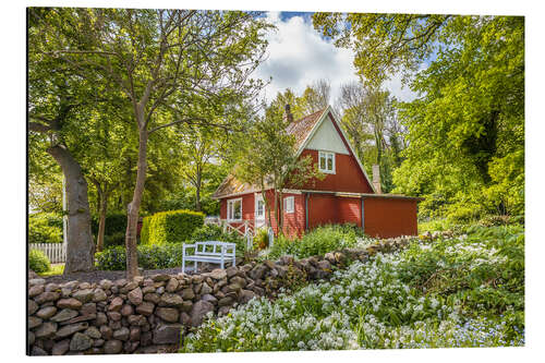 Alubild Idyllisches Sommerhaus auf Bornholm (Dänemark)