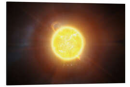 Aluminium print Solar System Sun