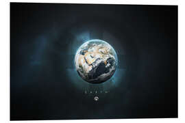 Foam board print Solar System Earth