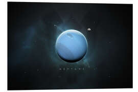 Foam board print Solar System Neptune