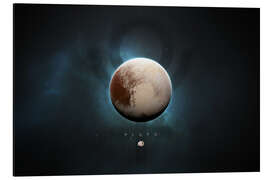 Magnettafel Sonnensystem Pluto