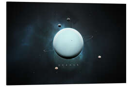 Aluminium print Solar System Uranus