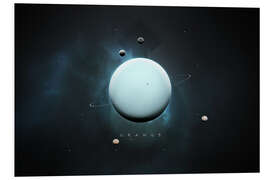 Foam board print Solar System Uranus