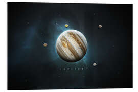 Foam board print Solar System Jupiter