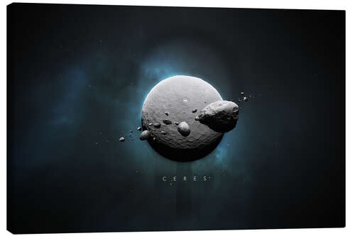 Quadro em tela Solar System Ceres