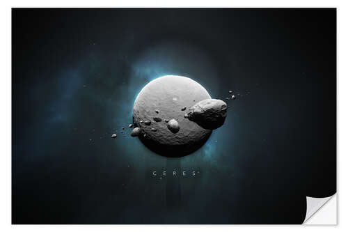 Autocolante decorativo Solar System Ceres