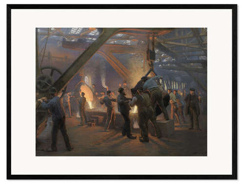 Framed art print Burmeister And Wain Iron Foundry