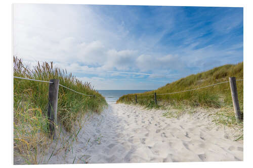 Foam board print The way to the North Sea