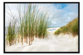 Gerahmter Kunstdruck Strandszene