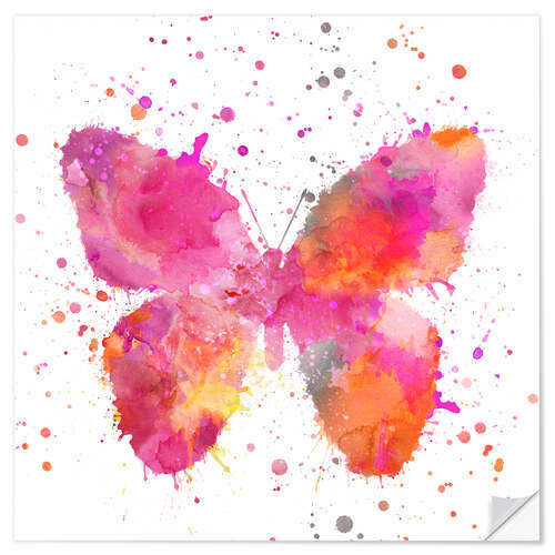 Wandsticker Artsy Butterfly