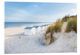 Akrylglastavla  Nordsjön stranden - De Koog - Hannes Cmarits