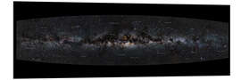 Foam board print Milky Way Panorama (German)