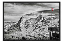 Gerahmter Kunstdruck Swiss Flag