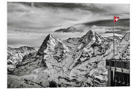 Hartschaumbild Swiss Flag