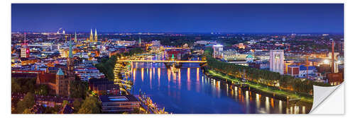 Sisustustarra Bremen at the blue hour