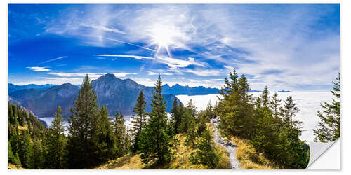 Wall sticker Mountain Trail