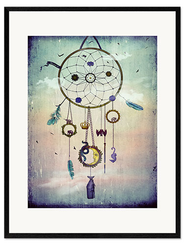 Plakat artystyczny premium w ramie Dream Catcher