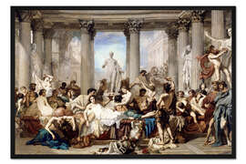 Gerahmter Kunstdruck Römische Dekadenz