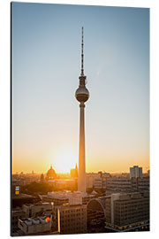 Tableau en aluminium Berlin TV Tower