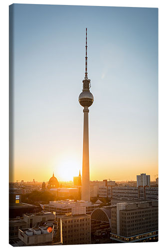 Leinwandbild Berliner Fernsehturm