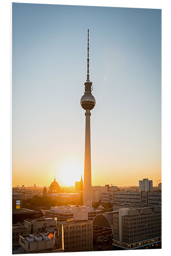 Hartschaumbild Berliner Fernsehturm