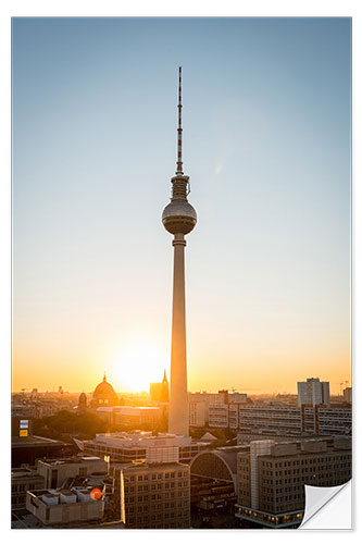 Muursticker Berlin TV Tower