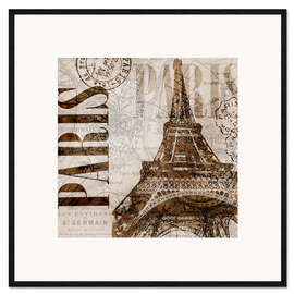 Gerahmter Kunstdruck Vintage Paris 22