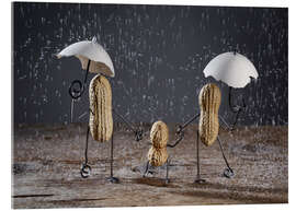 Acrylic print Simple Things - Taking a Walk in the Rain