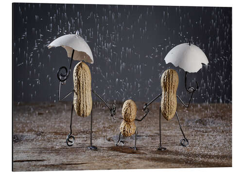 Alubild Simple Things - Spaziergang bei Regen