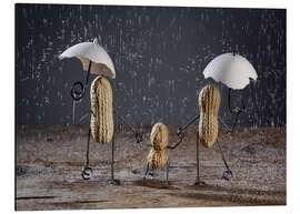 Magnettafel Simple Things - Spaziergang bei Regen