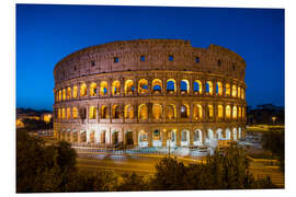 Foam board print Colosseum in Rome at night