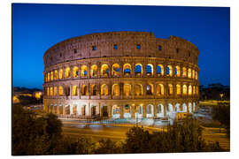 Magnettafel Kolosseum in Rom bei Nacht