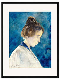 Gerahmter Kunstdruck Selbstporträt