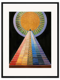 Inramat konsttryck Nr 1, Altarbild - Hilma af Klint