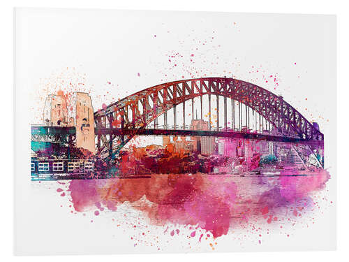 Foam board print Sydney Harbor Bridge