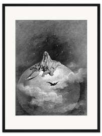 Gerahmter Kunstdruck Der Rabe