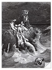 Naklejka na ścianę the deluge