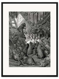 Gerahmter Kunstdruck Der Rat der Ratten